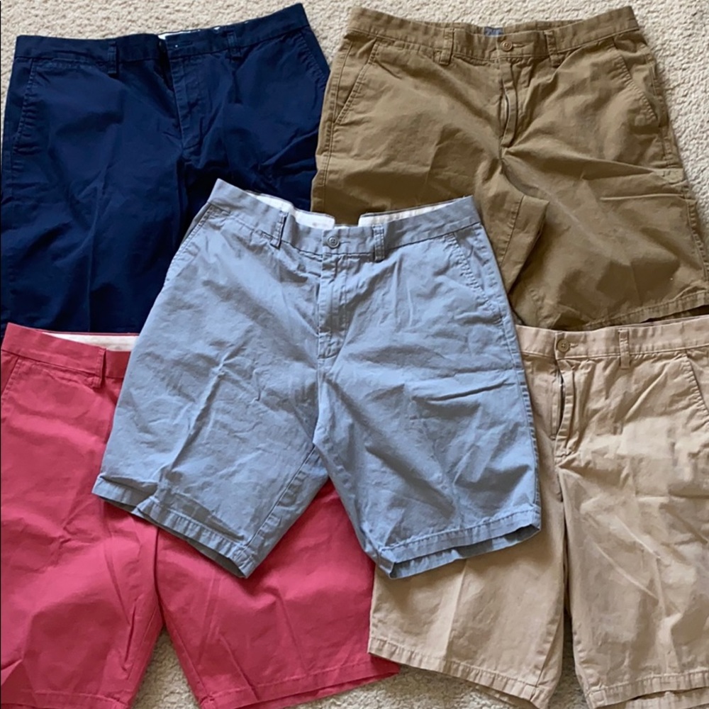 Old Navy / Gap Khaki Shorts size 36 (lot of 5)